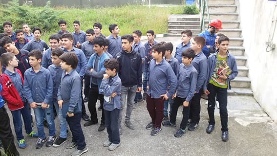 بازدید از مرکز تصفیه آب رشت 