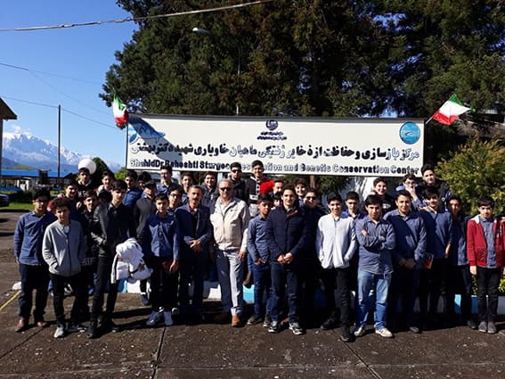 بازدید از مرکز پرورش ماهیان خاویاری 