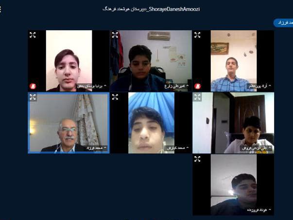 اولین گردهمایی شورای دانش آموزی دبیرستان