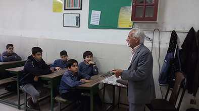 گزاشی از حضور استاد محمد فارسی در دبیرستان فرهنگ 